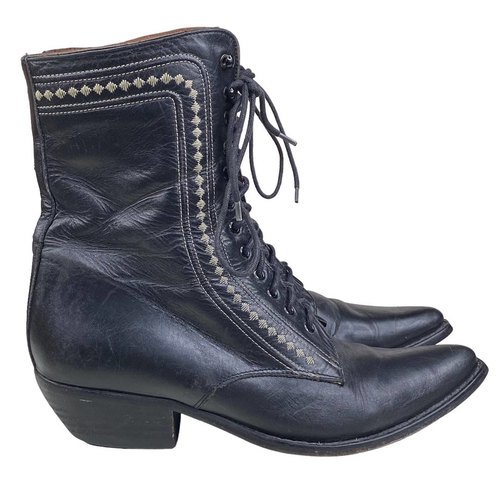 Vintage Y2K Guess X George’s Marciano Black Western Ankle Boot Size US 7.5